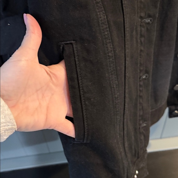 Gap Studded Black Denim Jacket - Picture 3 of 4